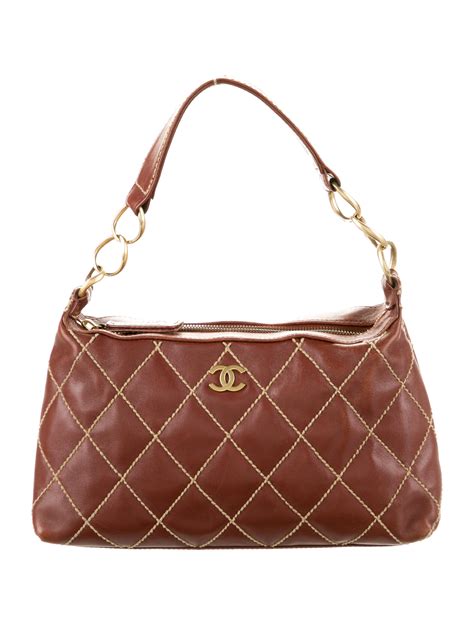 brown chanel hobo|chanel hobos for women.